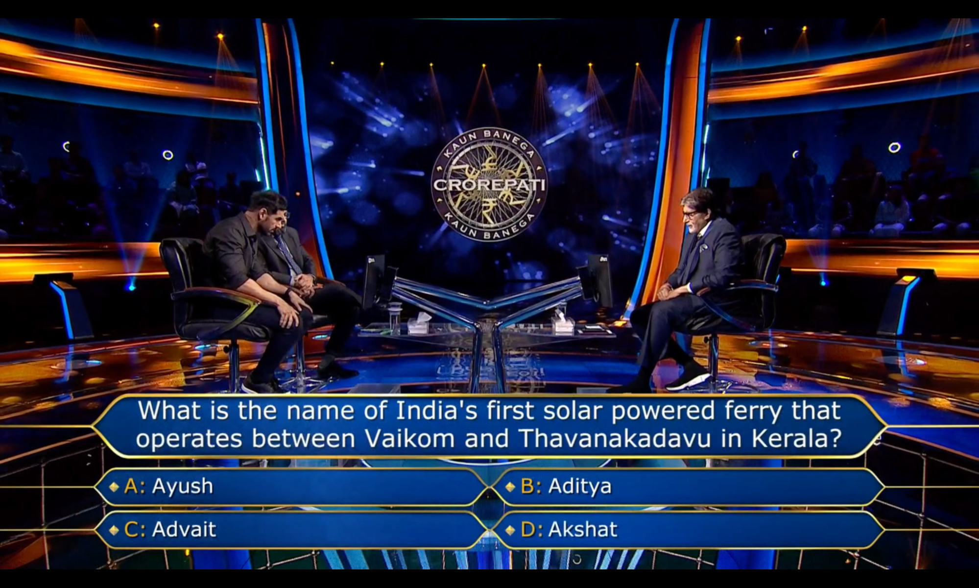 ADITYA in KBC