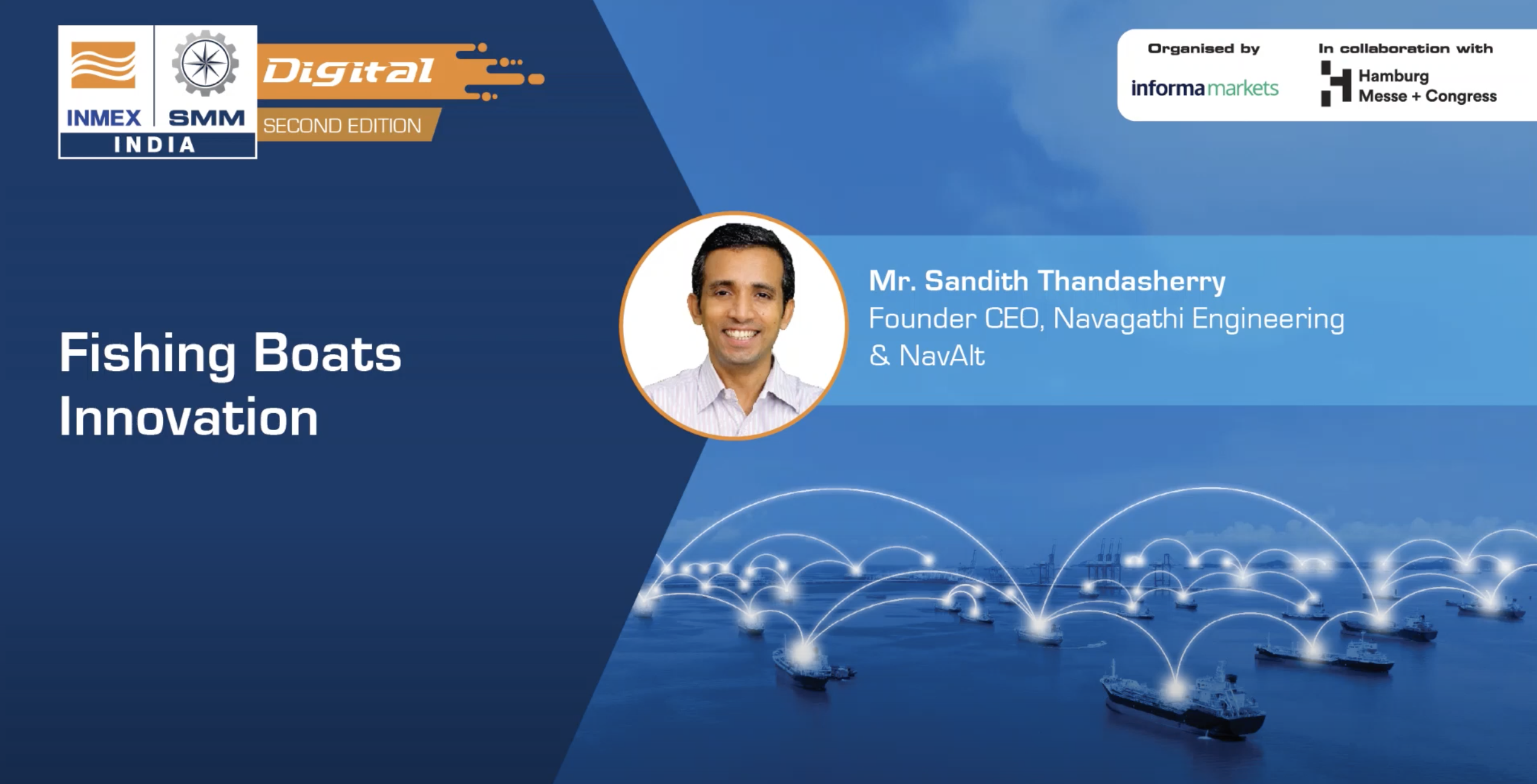 Fishing boat innovation at SMM INMEX – Sandith Thandasherry